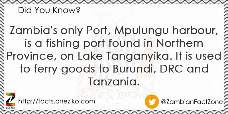 Zambia's only Port, Mpulungu harbour, is a fishing...