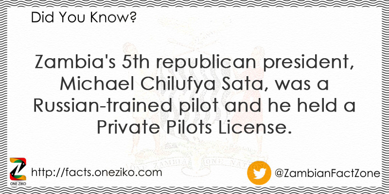 Zambia's 5th republican president, Michael Chilufy...