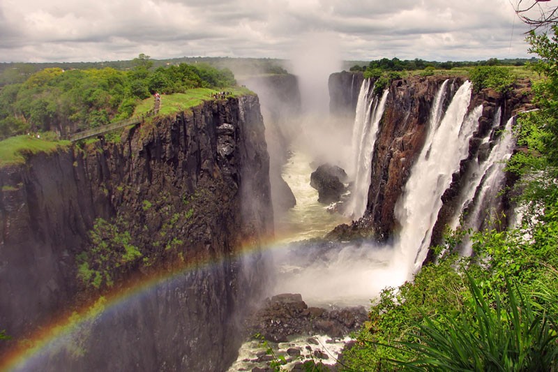 The Victoria Falls is one of the Seven Natural Won...