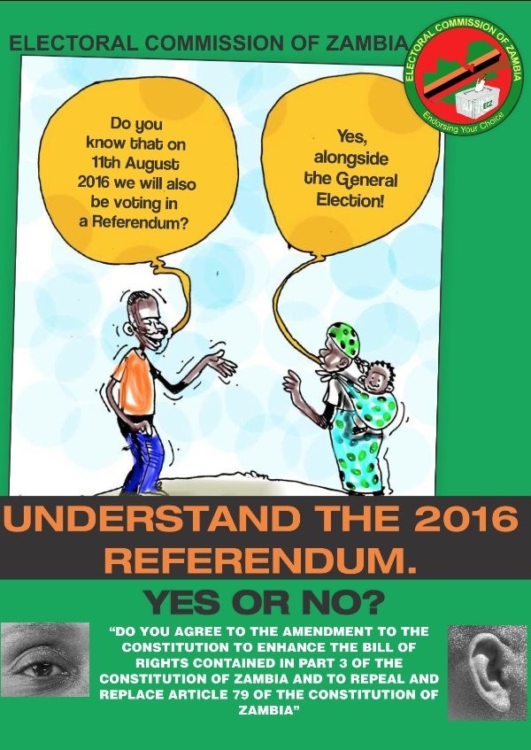 A constitutional referendum will held in Zambia on...